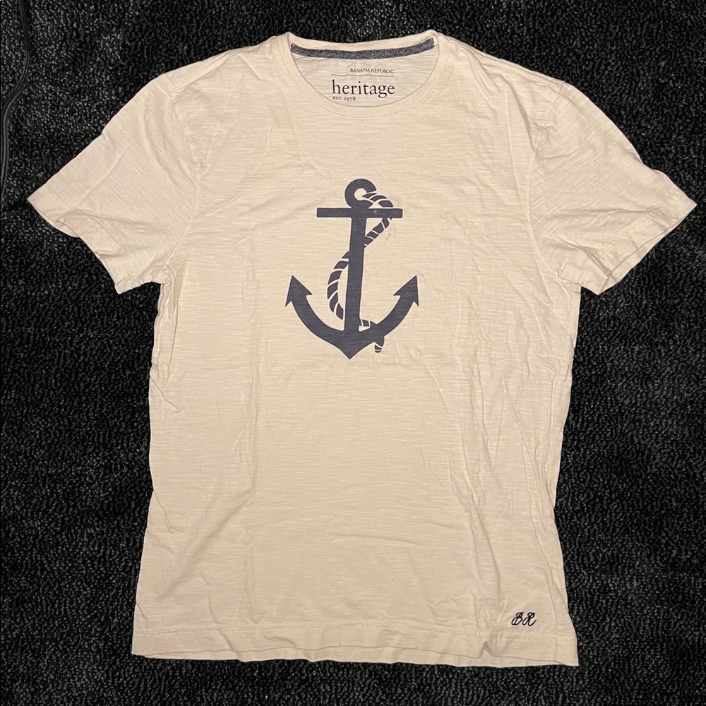 Banana Republic Heritage Anchor Tshirt